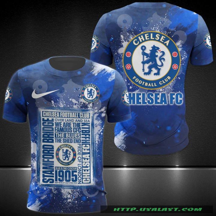 Chelsea Football Club Keep The Blue Flag Flying High 3D All Over Print Hoodie, T-Shirt