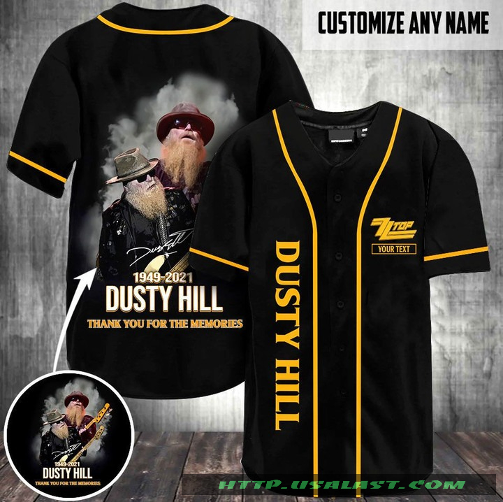 Dusty Hill 1949 2021 Personalized Baseball Jersey Shirt