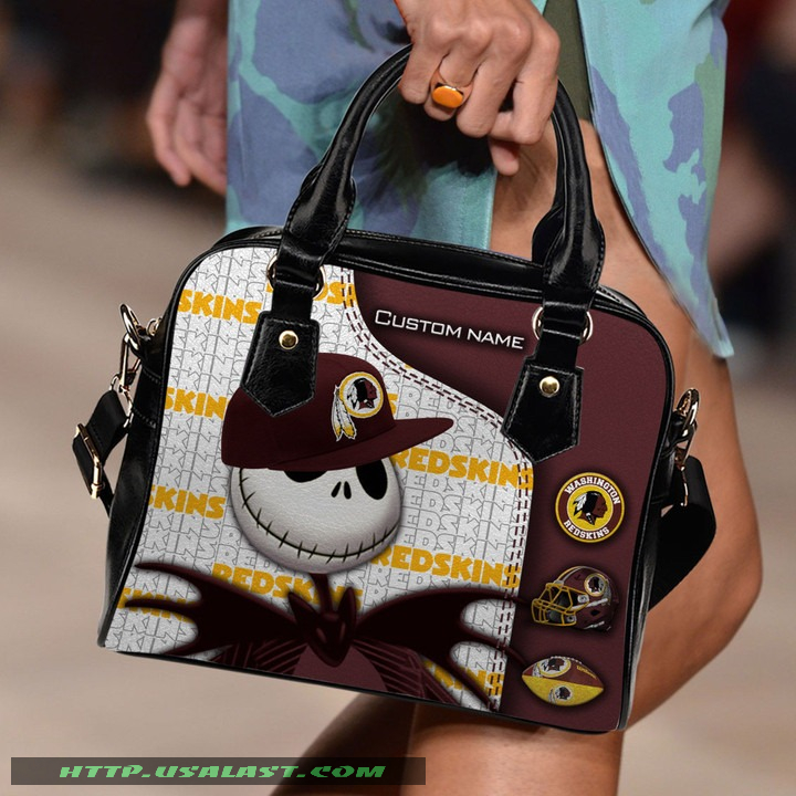 Washington Redskins Jack Skellington Personalized Shoulder Handbag Women Gift