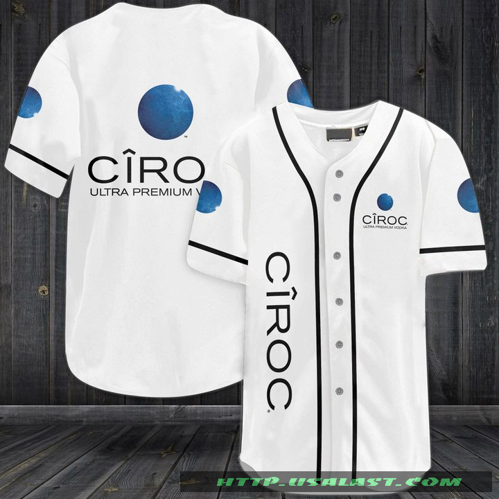 Ciroc Ultra Premium Vodka Baseball Jersey Shirt