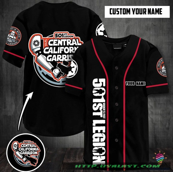 Star Wars 501st Legion Personalized Baseball Jersey Shirt V2 Baseball Jersey Shirt