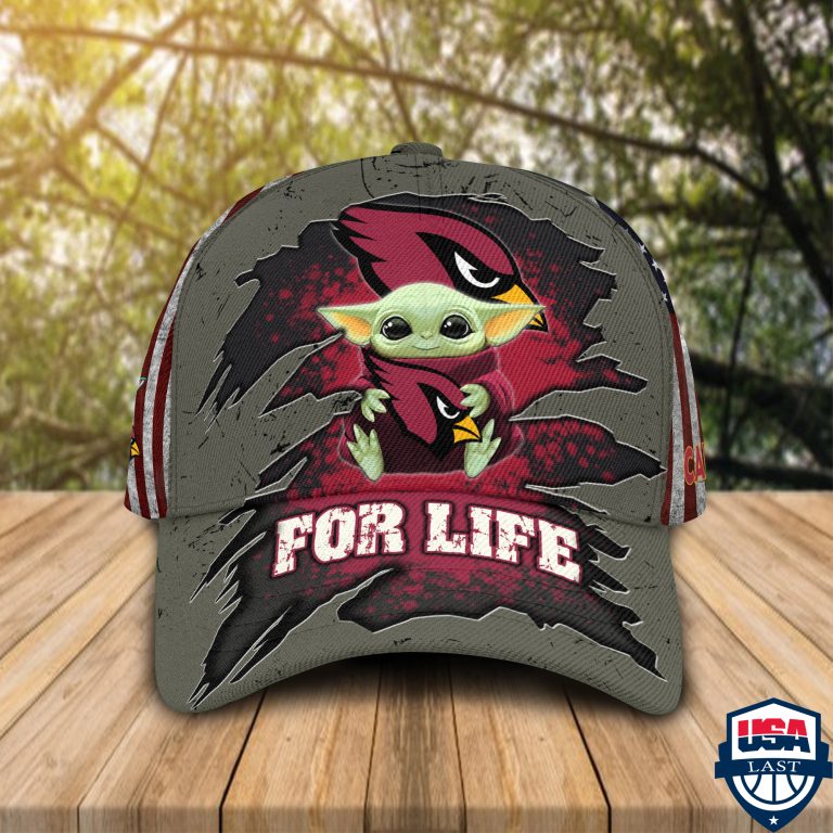 Baby Yoda NFL Arizona Cardinals For Life Cap