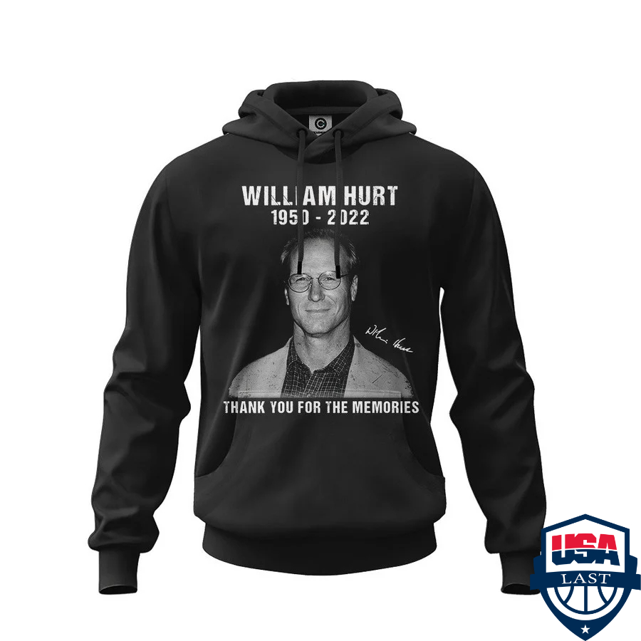William Hurt 1950 2022 Thank you for the memories 3d hoodie apparel