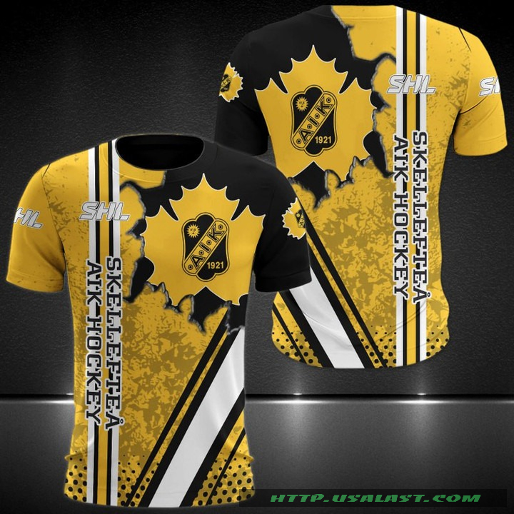 BEST Skelleftea AIK Hockey Team 3D Hoodie T-Shirt