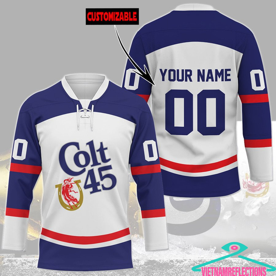 Colt 45 personalized custom hockey jersey