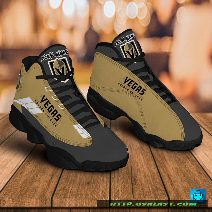 Sale OFF Personalised Vegas Golden Knights Air Jordan 13 Shoes