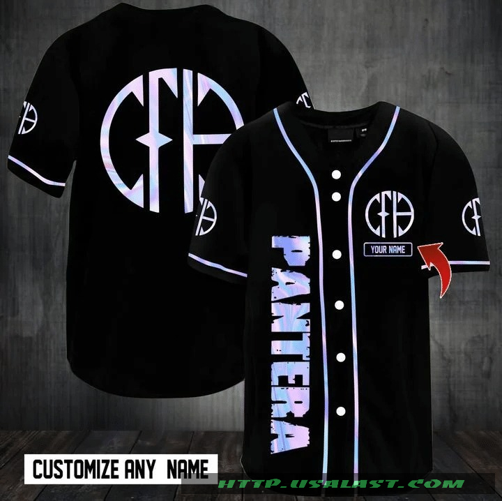Pantera Heavy Metal Band Personalized Baseball Jersey Shirt
