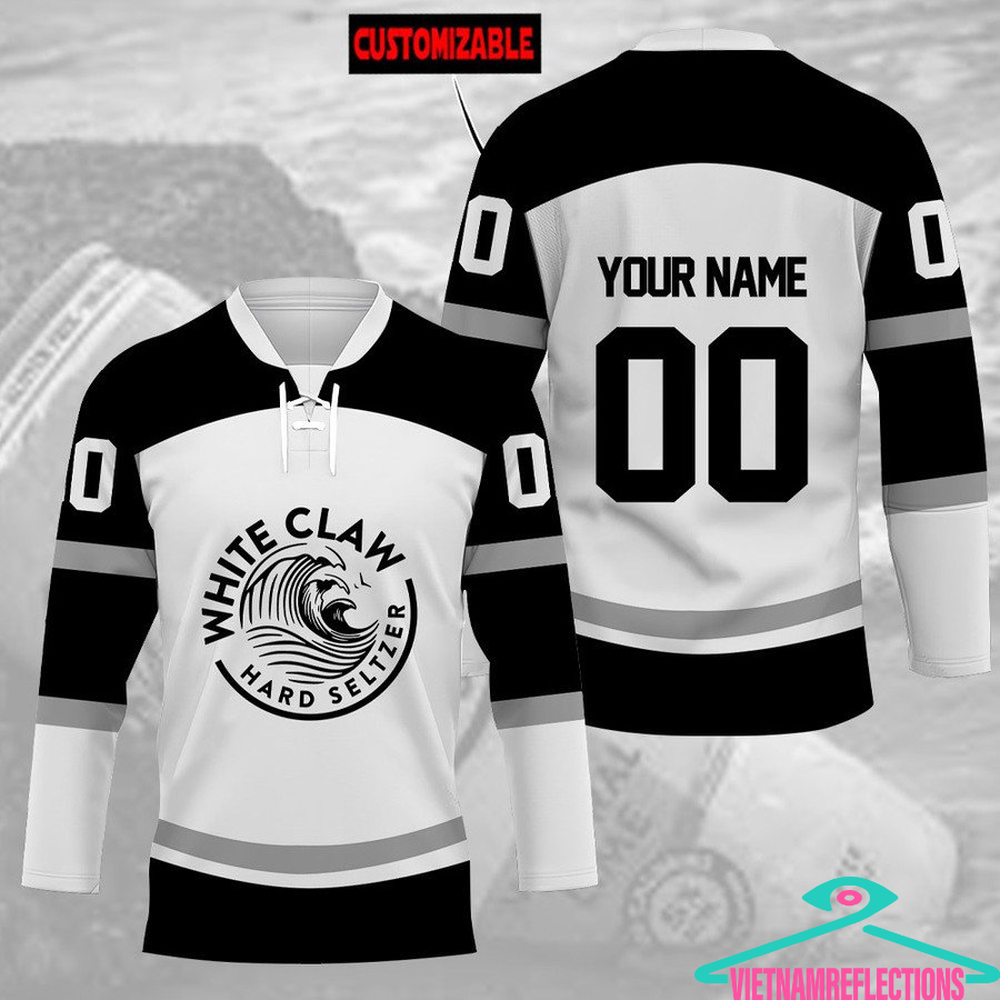 White Claw personalized custom hockey jersey