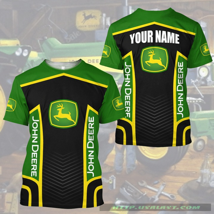 John Deere Trending Custom Name 3D All Over Print Shirt