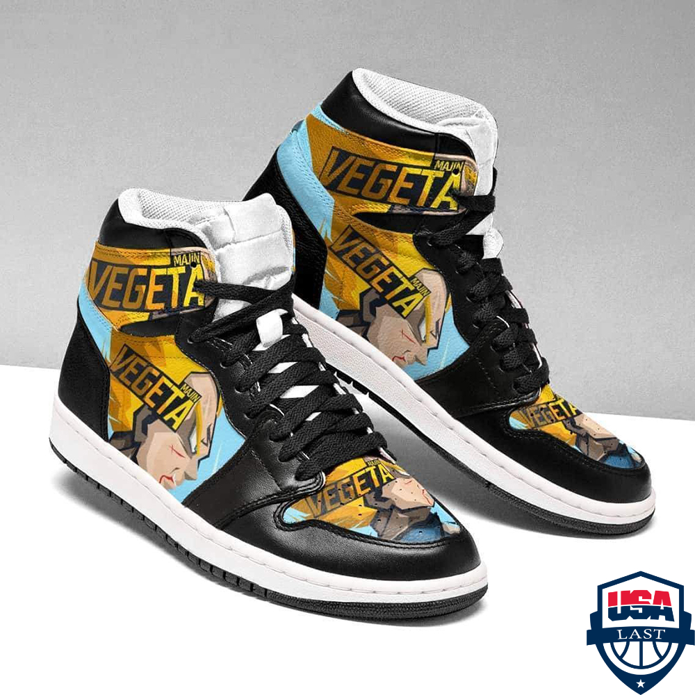 Majin Vegeta Dragon Ball Air Jordan High Top Sneaker Shoes