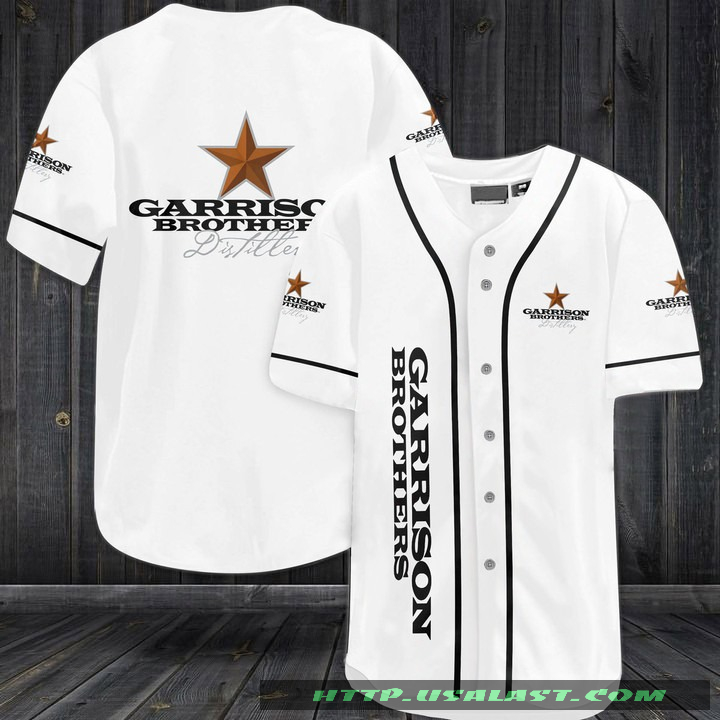 Garrison Brothers Whiskey Baseball Jersey Shirt