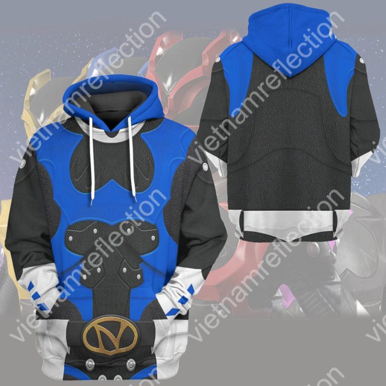 Psycho Rangers Blue Psycho costume 3d hoodie t-shirt apparel