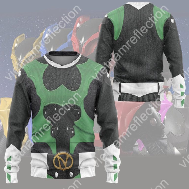 Psycho Rangers Green Psycho costume 3d hoodie t-shirt apparel