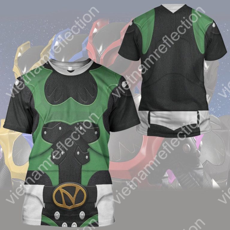 Psycho Rangers Green Psycho costume 3d hoodie t-shirt apparel