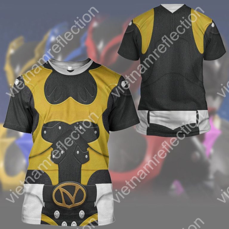 Psycho Rangers Yellow Psycho costume 3d hoodie t-shirt apparel