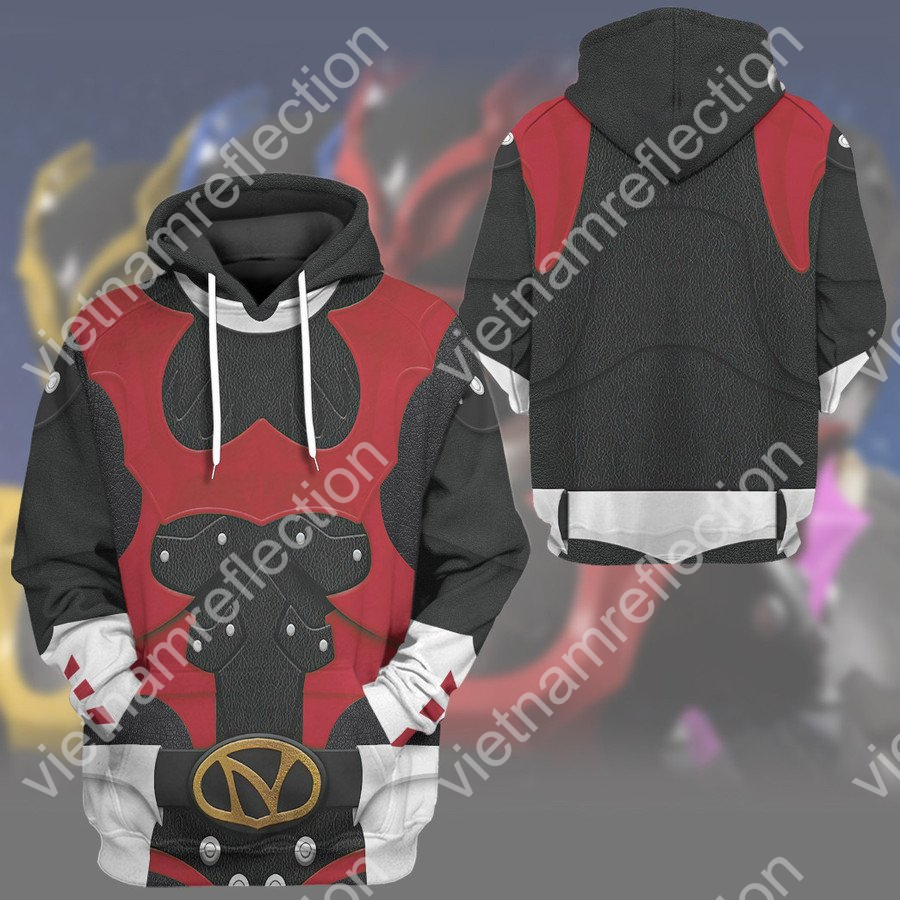 Psycho Rangers Red Psycho costume 3d hoodie t-shirt apparel