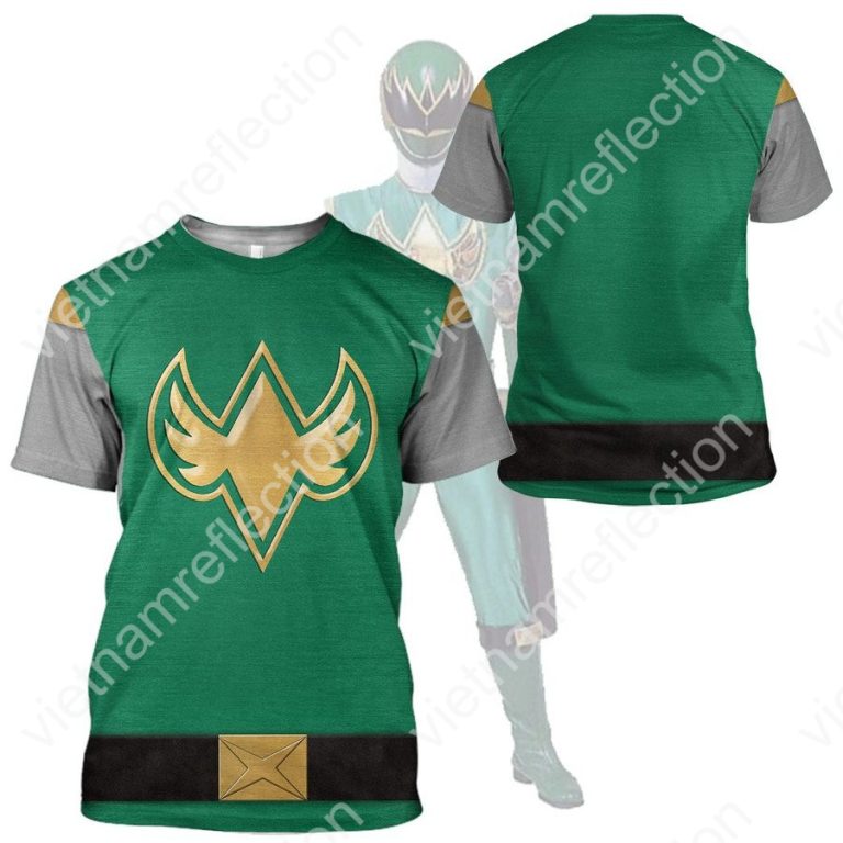 The Green Samurai Rangers Ninja Storm 3d hoodie t-shirt apparel