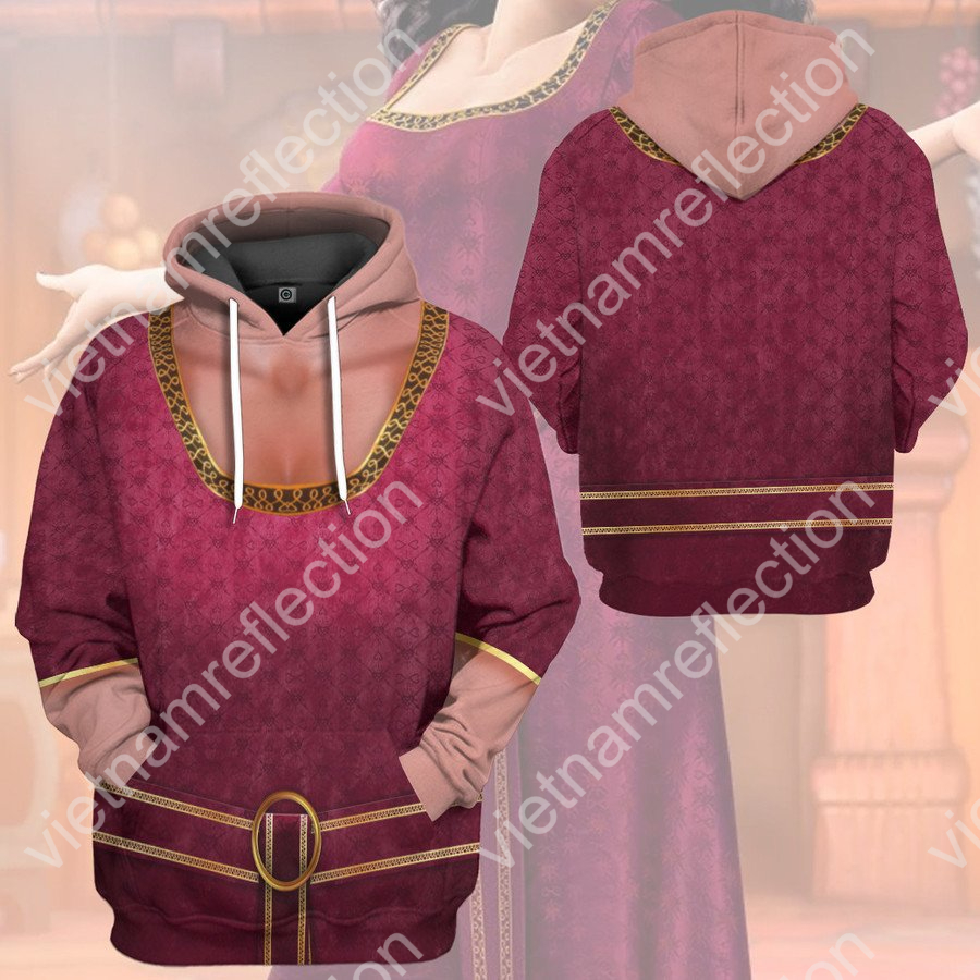 Tangled Mother Gothel 3d hoodie t-shirt apparel