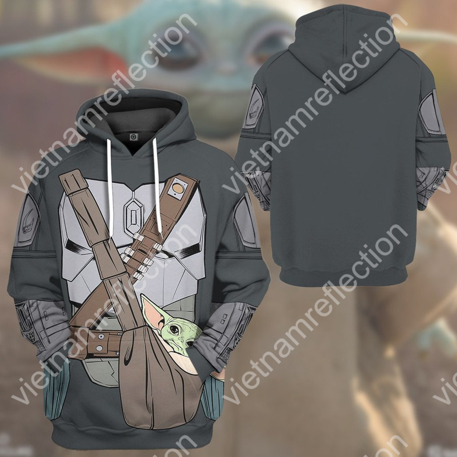 Star Wars Mandalorian Child Baby Yoda 3d hoodie t-shirt apparel