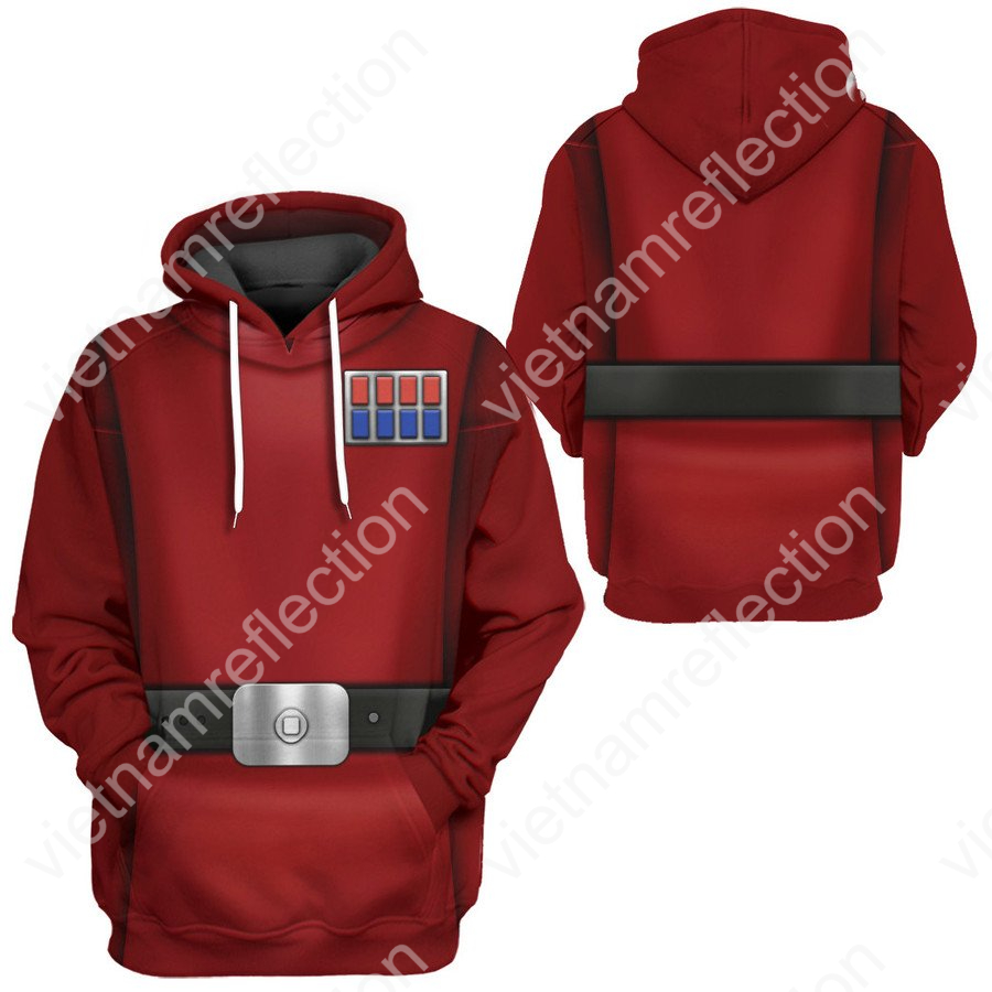 Star Wars Imperial Intelligence Officer Uniform cosplay 3d hoodie t-shirt apparel