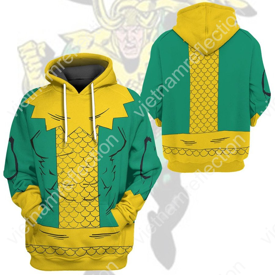 Comic Classic Loki cosplay 3d hoodie t-shirt apparel
