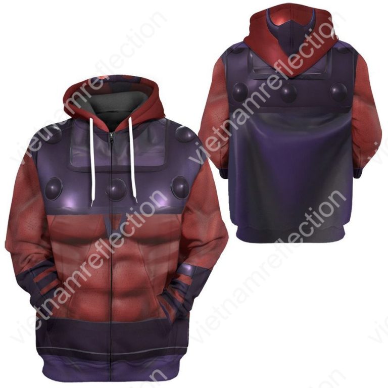 X-men Magneto cosplay 3d hoodie t-shirt apparel
