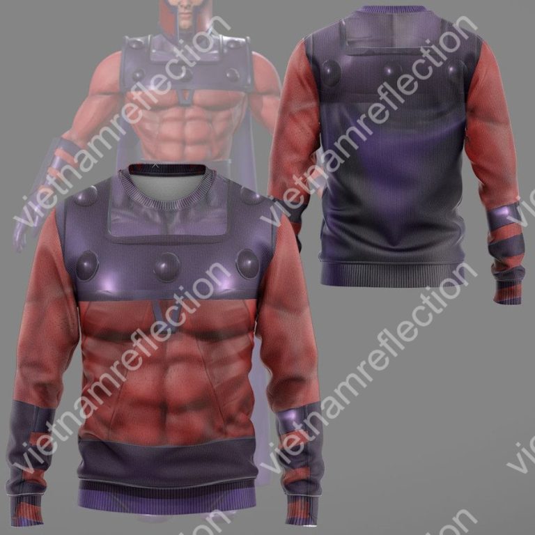 X-men Magneto cosplay 3d hoodie t-shirt apparel