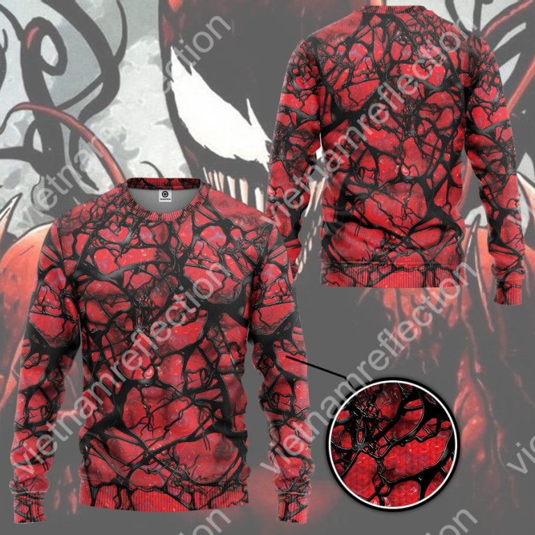 Venom Carnage cosplay 3d hoodie t-shirt apparel