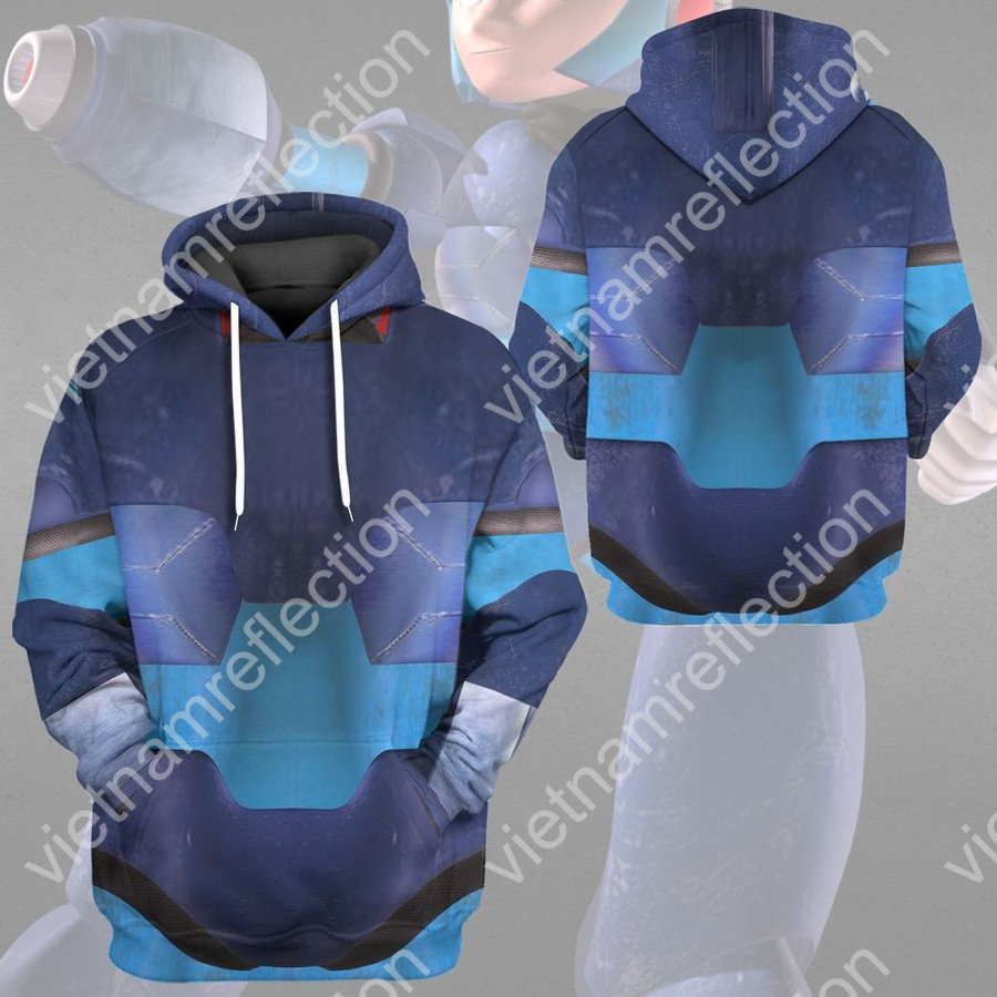 Mega Man cosplay 3d hoodie t-shirt apparel