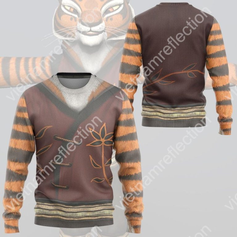 Kung Fu Panda Tigress cosplay 3d hoodie t-shirt apparel