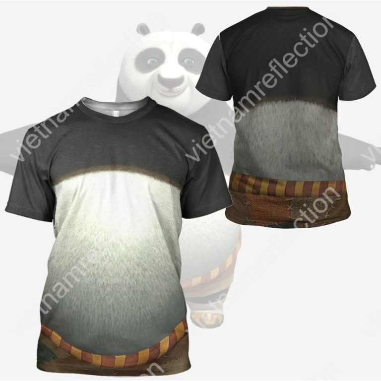 Kung Fu Panda Po cosplay 3d hoodie t-shirt apparel