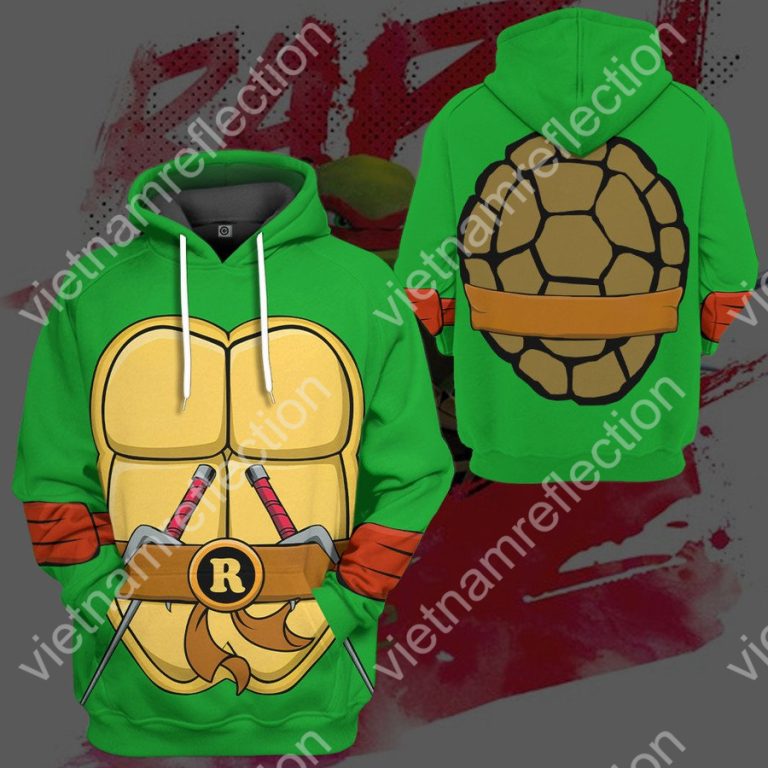 Raphael TMNT 1987 Raph cosplay 3d hoodie t-shirt apparel