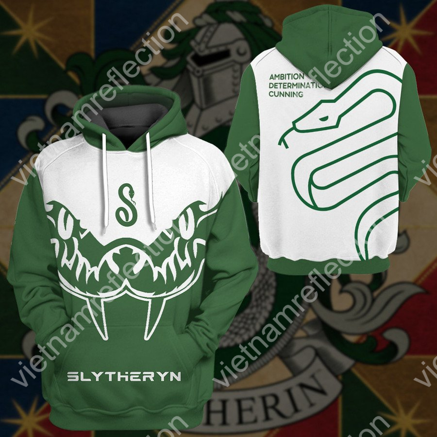 Harry Potter Slytherin Serpent 3d hoodie t-shirt apparel