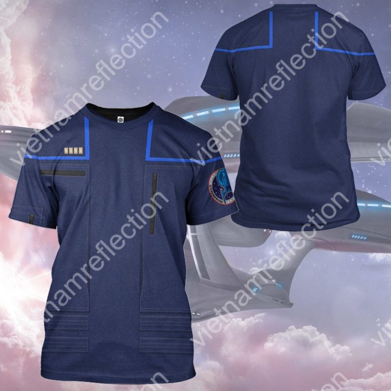 Star Trek Enterprise Blue Uniform 3d hoodie t-shirt apparel