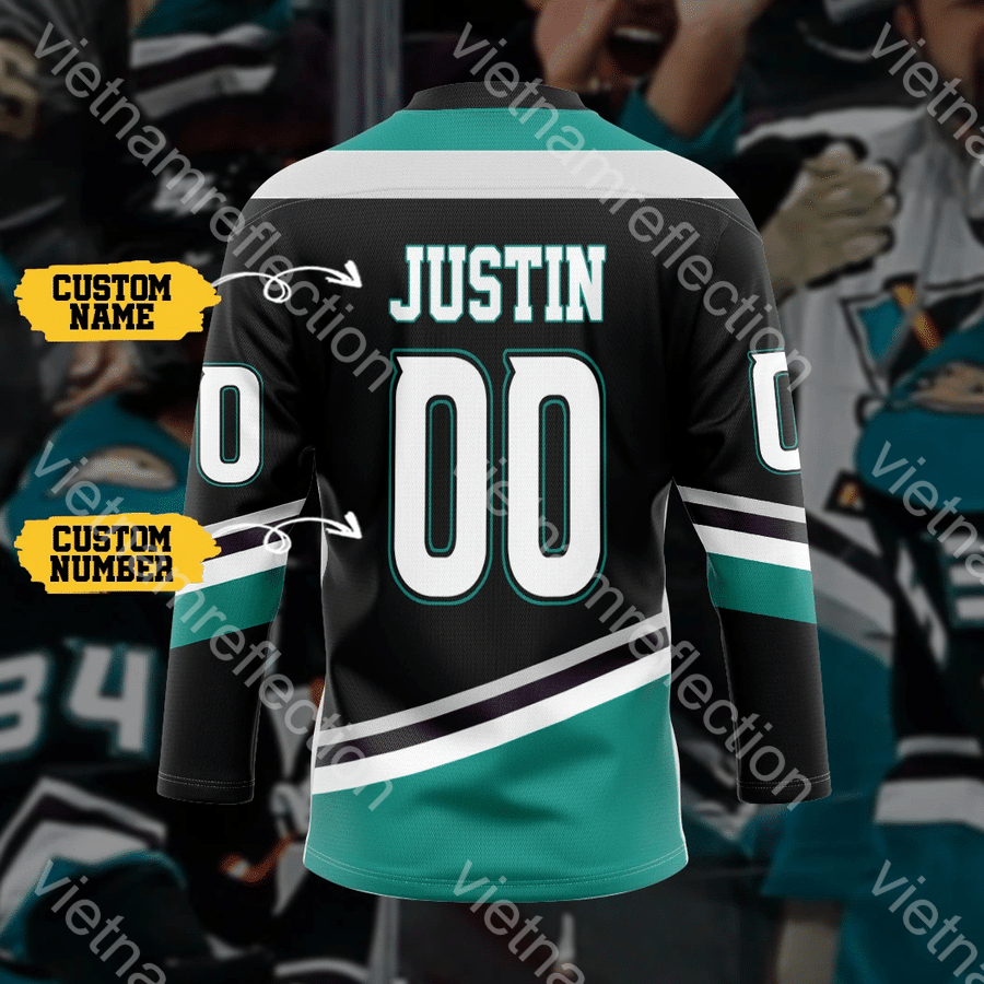 Anaheim Ducks NHL personalized custom hockey jersey