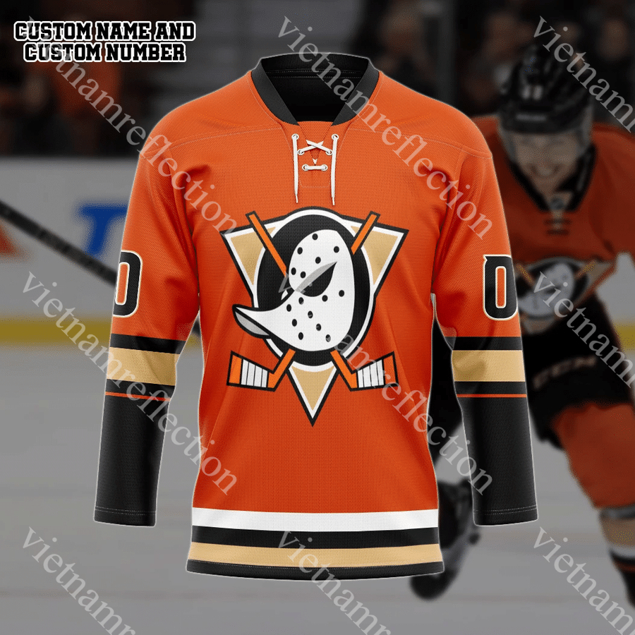 Personalized Anaheim Ducks NHL white hockey jersey - USALast