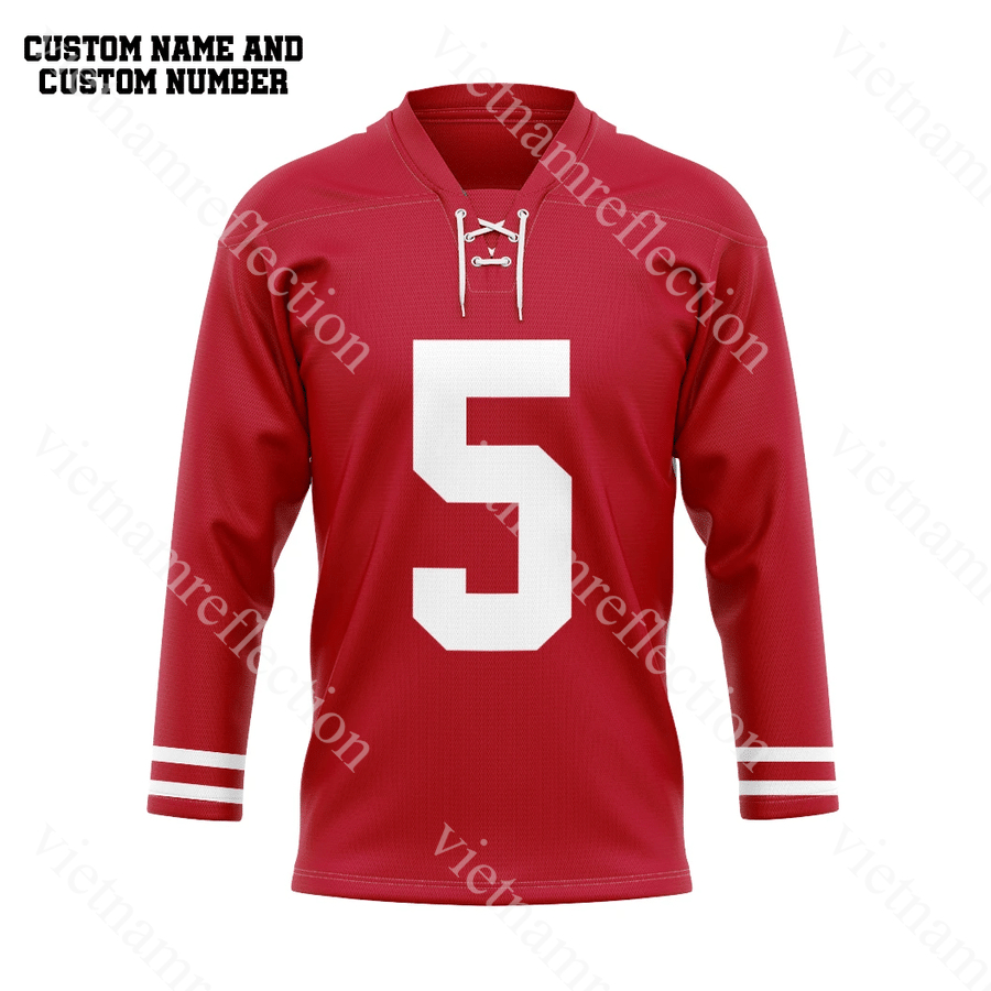 San Francisco 49ers NHL personalized custom hockey jersey