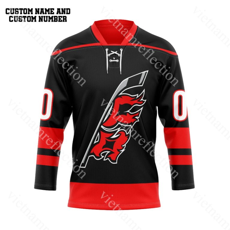 Carolina Hurricanes black NHL personalized custom hockey jersey