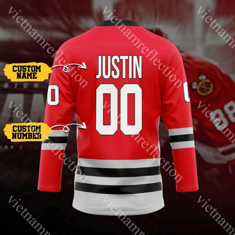 Chicago Blackhawks NHL personalized custom hockey jersey