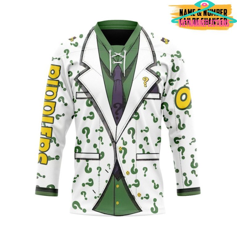 Riddlers personalized custom hockey jersey