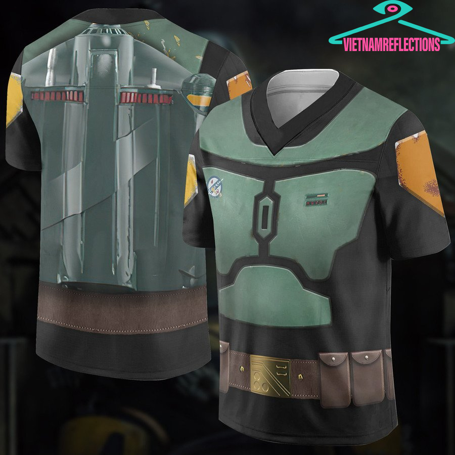 Star Wars Boba Fett In The Black Mandu hockey jersey