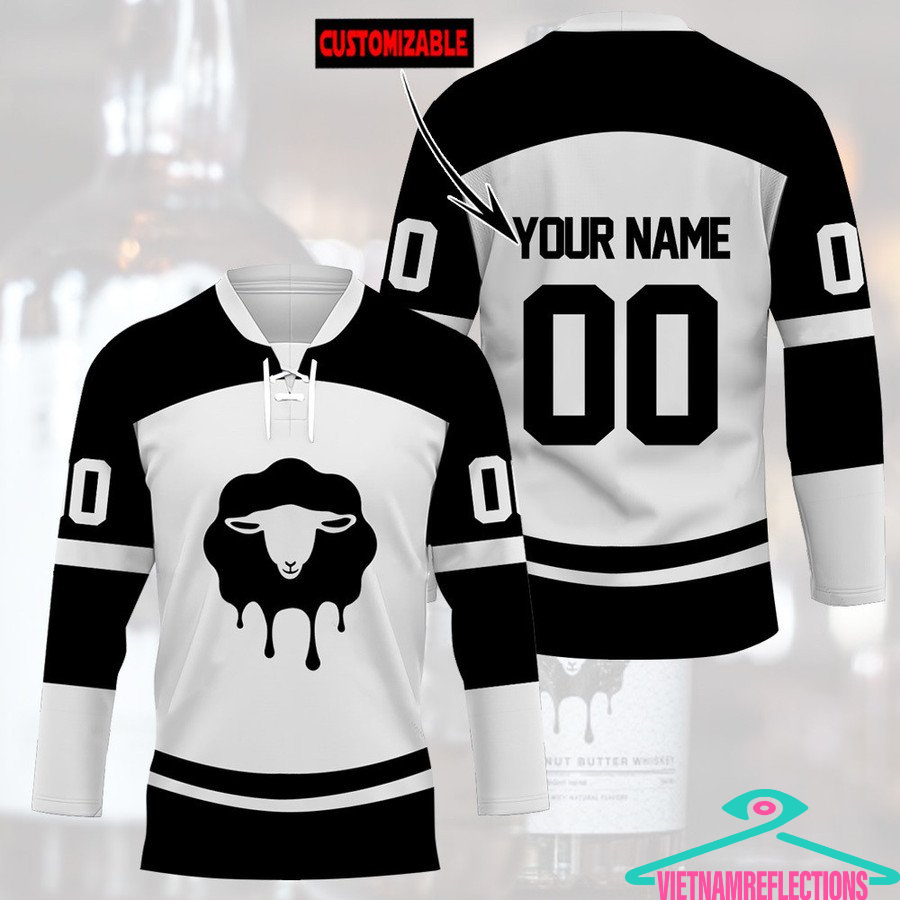 Skrewball whisky personalized custom hockey jersey