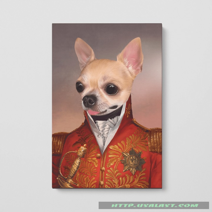 Personalized The Red General Custom Pet Poster Canvas