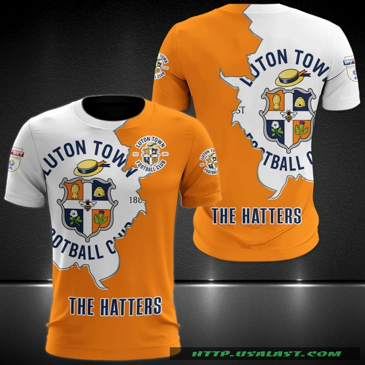 Luton Town F.C The Hatters 3D All Over Print Hoodie T-Shirt
