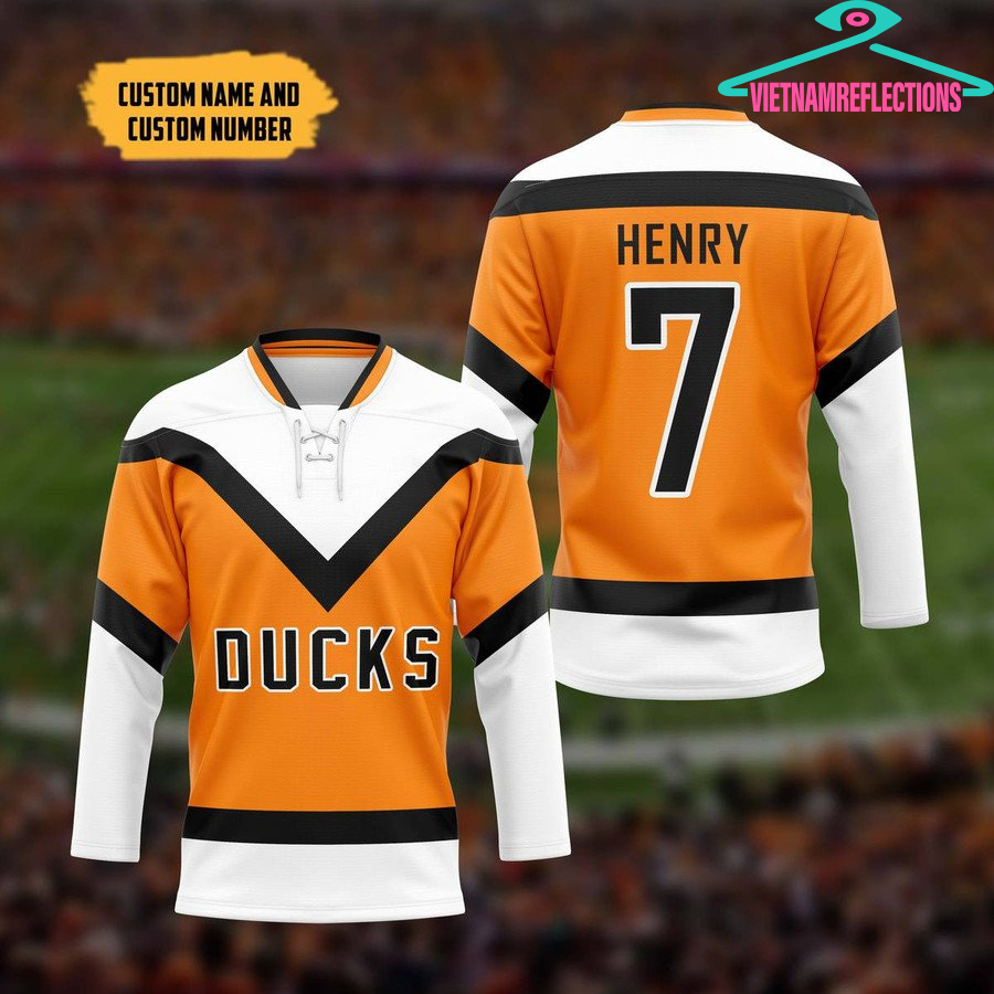 Long Island Ducks personalized custom hockey jersey
