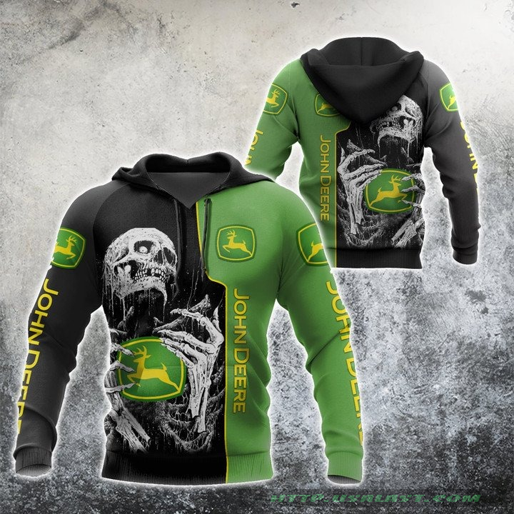 John Deere Skeleton 3D All Over Print Shirt