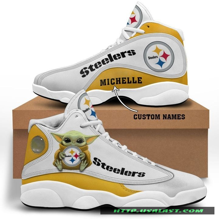Sale OFF Personalised Pittsburgh Steelers Baby Yoda Air Jordan 13 Shoes