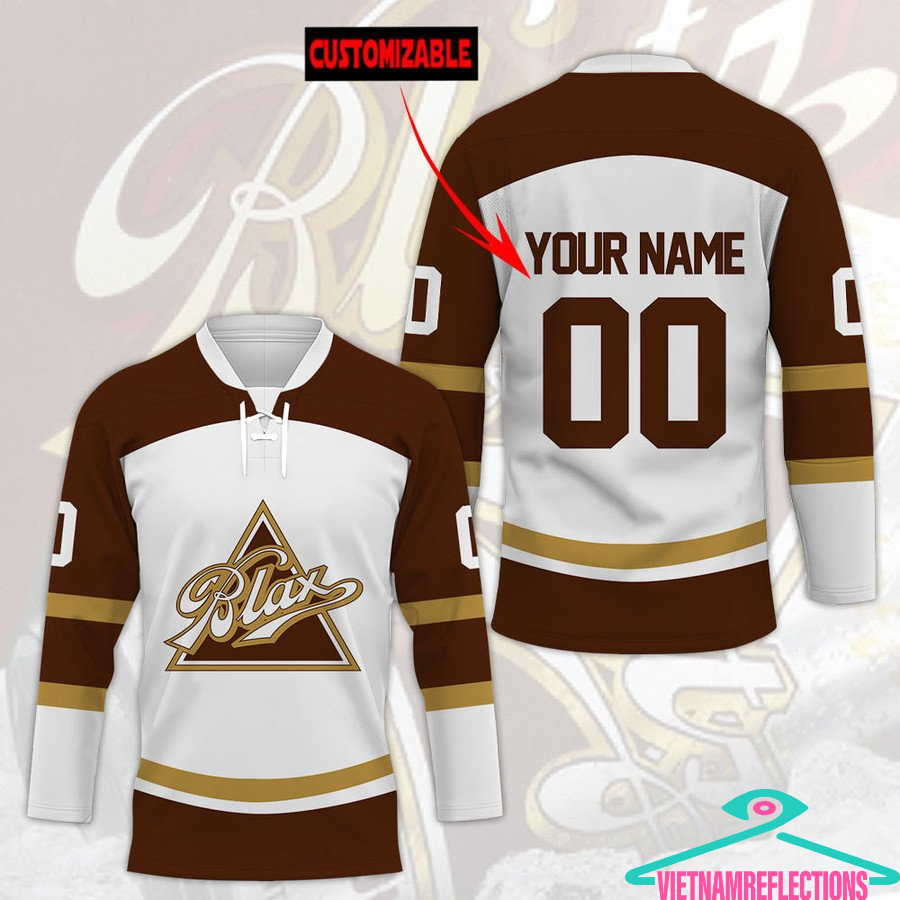 Blax personalized custom hockey jersey
