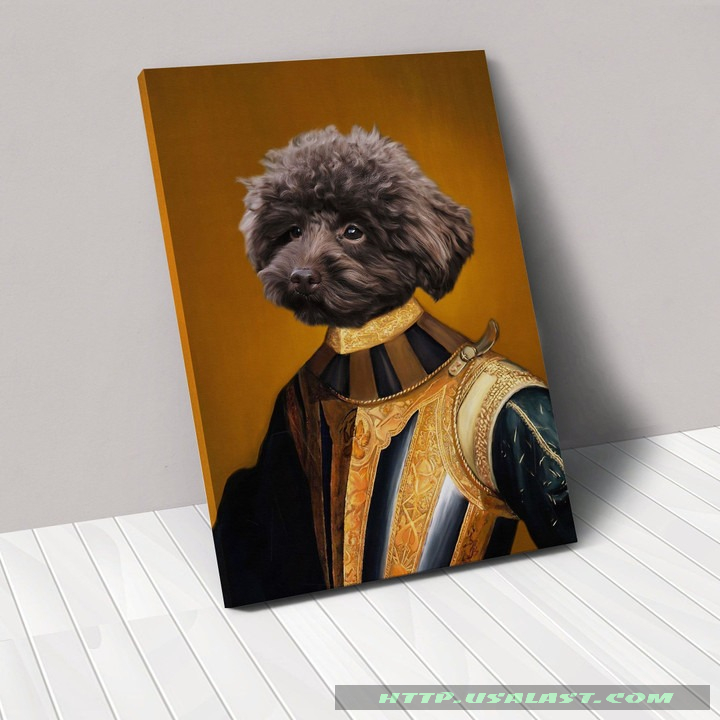 The Knight Personalized Pet Image Canvas And Poster