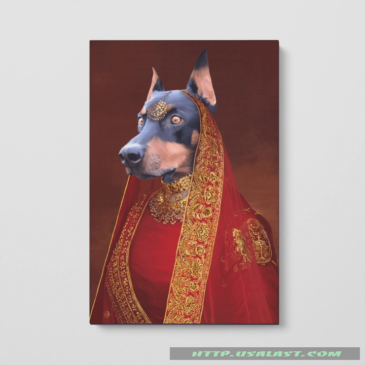 Personalized Pet The Indian Rani Poster And Canvas Print
